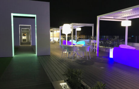 Zona lateral Terraza Barceló Málaga